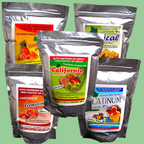 Ground Canadian Flaxseed with Fruits